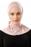 Sportif Plain - Altrosa Praktisch Viscose Hijab