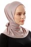 Sportif Plain - Steingrau Praktisch Viscose Hijab
