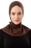 Sportif Cross - Braun Praktisch Viscose Hijab