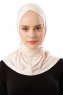 Sportif Cross - Beige Praktisch Viscose Hijab