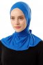 Sportif Cross - Blau Praktisch Viscose Hijab