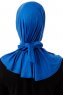 Sportif Cross - Blau Praktisch Viscose Hijab