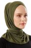 Sportif Cross - Khaki Praktisch Viscose Hijab