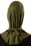 Sportif Cross - Khaki Praktisch Viscose Hijab