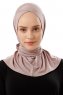 Sportif Cross - Steingrau Praktisch Viscose Hijab