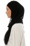Alara Plain - Schwarz One Piece Chiffon Hijab