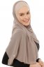 Alara Plain - Helltaupe One Piece Chiffon Hijab