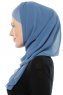 Alara Cross - Indigo One Piece Chiffon Hijab