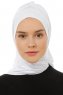 Isra Plain - Weiß One-Piece Viscose Hijab