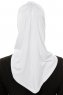 Isra Plain - Weiß One-Piece Viscose Hijab