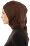 Isra Plain - Braun One-Piece Viscose Hijab
