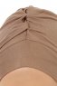 Isra Plain - Dunkeltaupe One-Piece Viscose Hijab