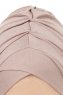Isra Cross - Steingrau One-Piece Viscose Hijab