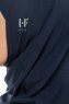 Hanfendy Plain Logo - Navy Blau One-Piece Hijab