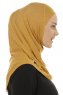 Hanfendy Plain Logo - Senf One-Piece Hijab