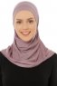 Hanfendy Plain Logo - Orient Blush One-Piece Hijab