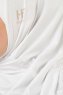Hanfendy Cross Logo - Weiß One-Piece Hijab