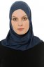 Hanfendy Cross Logo - Navy Blau One-Piece Hijab