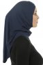 Hanfendy Cross Logo - Navy Blau One-Piece Hijab