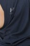 Hanfendy Cross Logo - Navy Blau One-Piece Hijab
