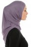 Hanfendy Cross Logo - Dunkelviolett One-Piece Hijab