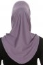 Hanfendy Cross Logo - Dunkelviolett One-Piece Hijab