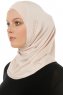 Hanfendy Cross Logo - Powder One-Piece Hijab