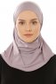Micro Plain - Helles Lila One-Piece Hijab