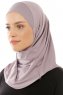 Micro Plain - Helles Lila One-Piece Hijab