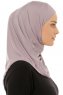 Micro Plain - Helles Lila One-Piece Hijab