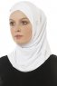 Micro Cross - Weiß One-Piece Hijab