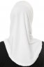 Micro Cross - Weiß One-Piece Hijab