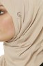 Micro Cross - Helltaupe One-Piece Hijab