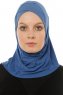 Micro Cross - Hellblau One-Piece Hijab