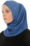 Micro Cross - Hellblau One-Piece Hijab