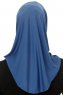 Micro Cross - Hellblau One-Piece Hijab