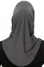 Micro Cross - Anthrazit One-Piece Hijab