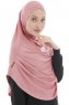 Roxelana - Dunkelrosa Lang Al Amira Hijab
