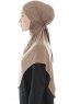 Sefa - Dunkeltaupe One-Piece Al Amira Hijab