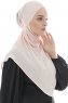 Ebrar - Altrosa Crepe Chiffon Al Amira Hijab