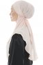 Ebrar - Altrosa Crepe Chiffon Al Amira Hijab
