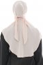 Ebrar - Altrosa Crepe Chiffon Al Amira Hijab