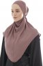 Ebrar - Pflaume Crepe Chiffon Al Amira Hijab