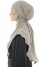 Ebrar - Sand Crepe Chiffon Al Amira Hijab