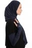 Azize - Navy Blau Pro Scarf Sport Hijab Set