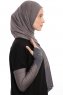 Azize - Dunkelgrau Pro Scarf Sport Hijab Set