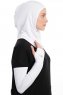 Bayda - Weiß Pro Sport Hijab Set