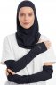 Bayda - Navy Blau Pro Sport Hijab Set