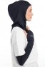 Bayda - Navy Blau Pro Sport Hijab Set