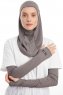 Bayda - Dunkelgrau Pro Sport Hijab Set